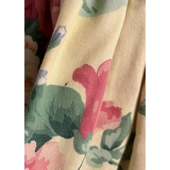 Bonnie Jean Dress Floral Yellow pink Rose Short Sleeve Size 6 Vintage Dainty EUC - Picture 4 of 5